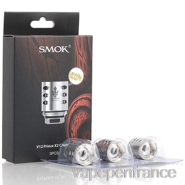 Bobines De Remplacement Smok Tfv12 Prince 0.4ohm V12 Prince X2 Bobines Clapton Stylo Vape